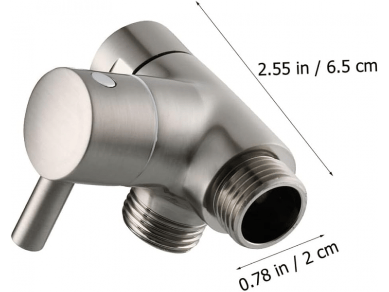  1 pièce robinet diviseur voies cuivre pour évier adaptateur de raccordement pour cuisine ou salle de bain installation facile de fuites  - Conforama B