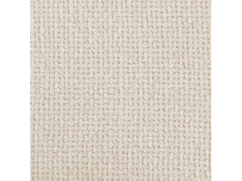 Pouf 45x41x38 cm avec coussin blanc crème  - Conforama C