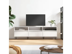 Meuble tv coloris blanc 150 cm <strong></strong>  <strong></strong>