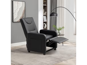 Fauteuil relax manuel MEULVA Simili noir