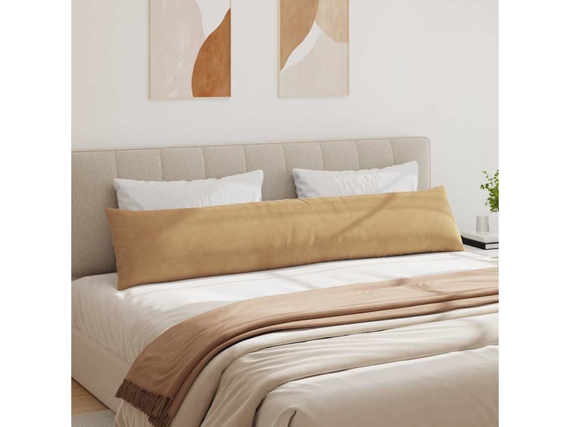  Lot de 2 coussins de canapé, coussins décoratifs marron 200 x 40 cm cf59124  - Conforama D