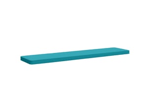 Coussin de banc, coussin d'assise, coussin pour chaisecanapé 1 pièce vught 100 % polyester turquoise cf52330