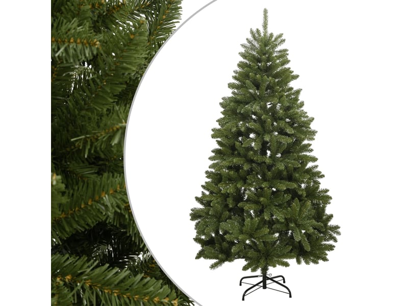  Sapin de noël - arbre de noël artificiel à charnières avec support vert 210 cm  - Conforama B