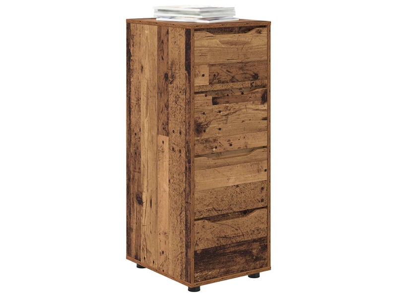  Armoire de rangement, commode de rangement 40 x 48 x 105 cm bois d'ingénierie shl568  - Conforama C
