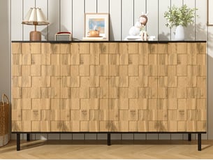 Buffet 4 porte(s) 0 tiroir(s) BGSRYAO - 160 cm coloris marron