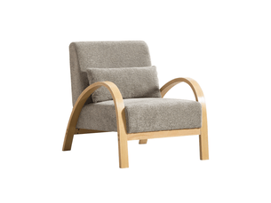 Fauteuil fixe  <strong></strong> Tissu gris