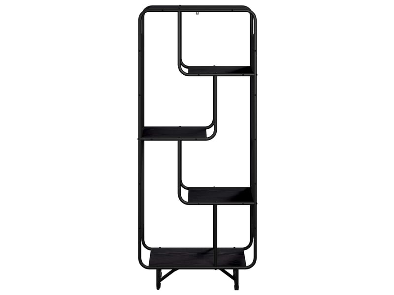  Buffet haut, buffet de rangement chêne noir 60x37,5x144 cm bois d'ingénierie  - Conforama C