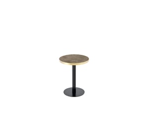 Table basse rond(e) coloris gris <strong>OKMYHOME</strong> <strong></strong> - 60 cmx60 cm