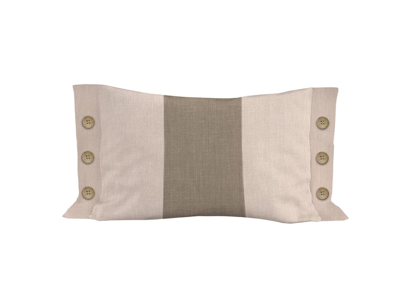  Coussin en coton 32x50 cm natalia rose, par soleil d'ocre  - Conforama A