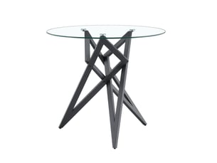 Table basse rond(e) coloris noir KOVIEA  - 85 cmx85 cm