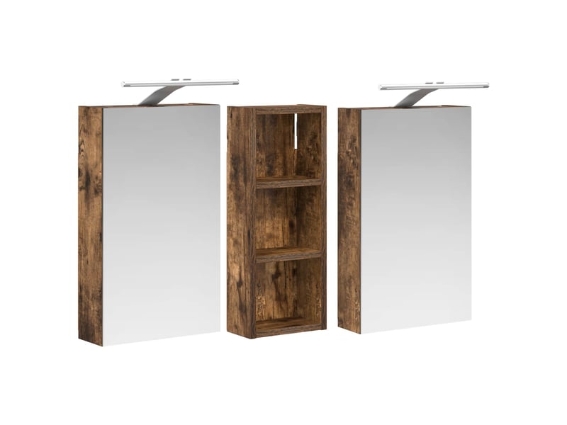  Ensemble de meubles de salle de bain 3 pcs 80x10.5x50 cm shl2391  - Conforama E