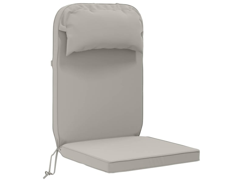 Coussin de transat ensoleillé, coussin pour bain de soleil 100 % polyester gris cf55996 - Conforama A