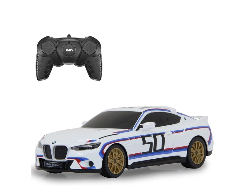  Voiture télécommandée bmw 3.0 csl 1:24 blanc 2,4ghz 402172 - Conforama A