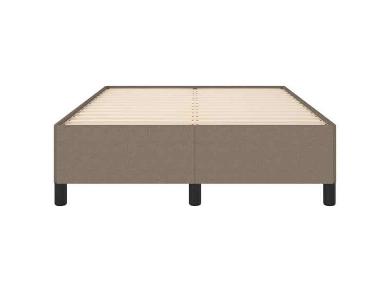  Lit double- lit adulte -  cadre de lit sans matelas taupe 120x190 cm tissu  - Conforama D
