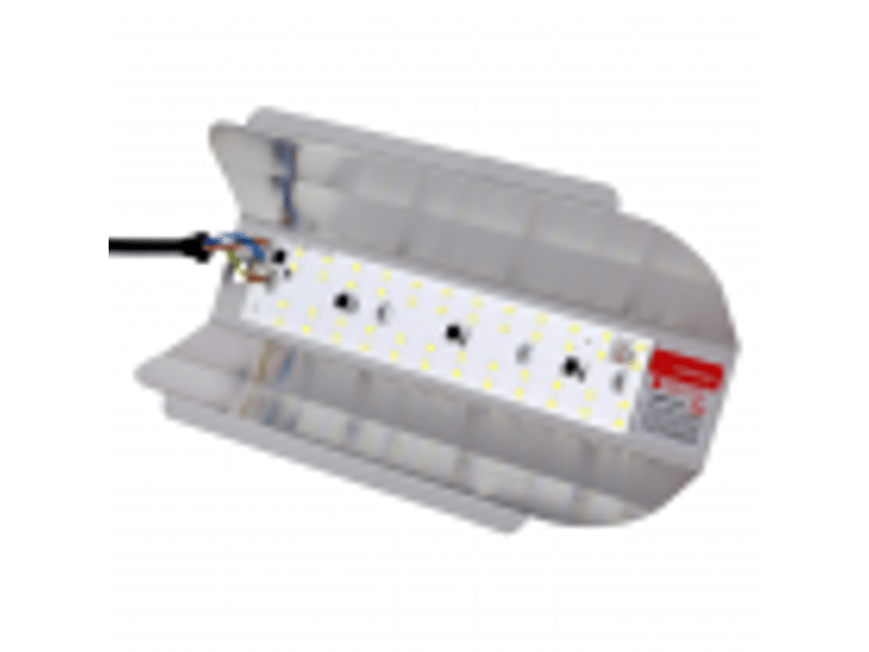 Fabrilamp proyector projecteur led 50 w, 6500 k, métal nickel 99.3568-RF - Conforama B