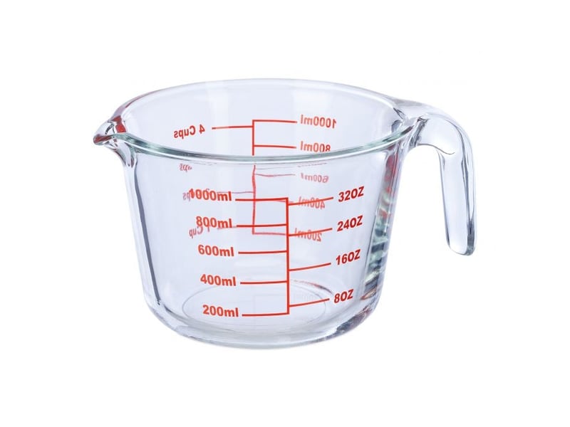 Pichet doseur en verre 1000 ml - Conforama A