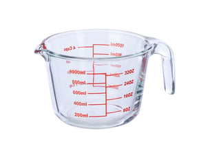 Pichet doseur en verre 1000 ml