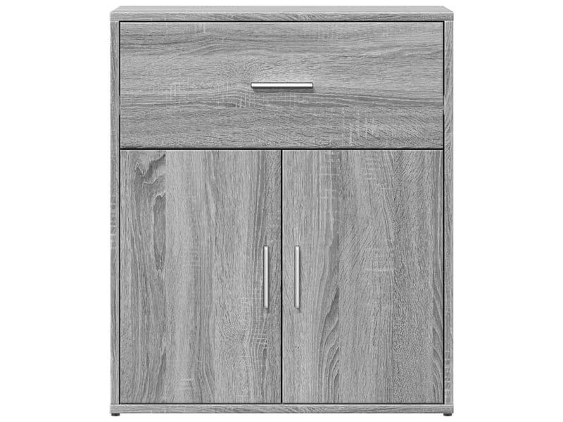  Buffets 2 pcs - bahut - meuble de rangement sonoma gris 60x31x70 cm bois d'ingénierie  - Conforama E