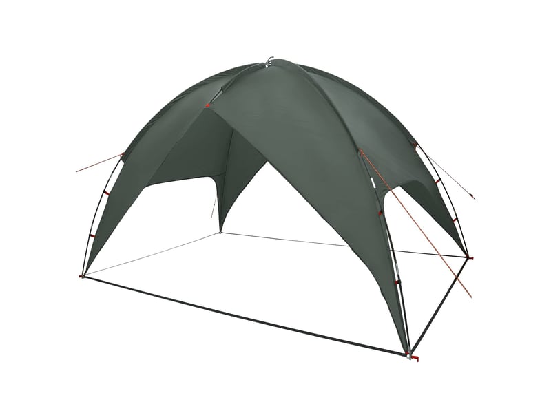  Tente de camping avec un abri imperméable 4 personne vert armée shl23889  - Conforama E