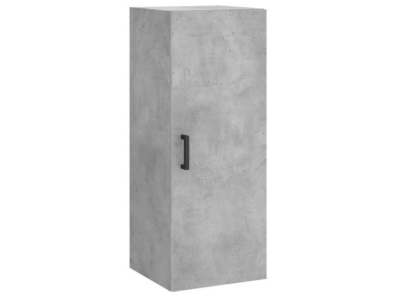  Buffet haut - bahut - meuble de rangement gris béton 34,5x34x180 cm bois d'ingénierie  - Conforama E