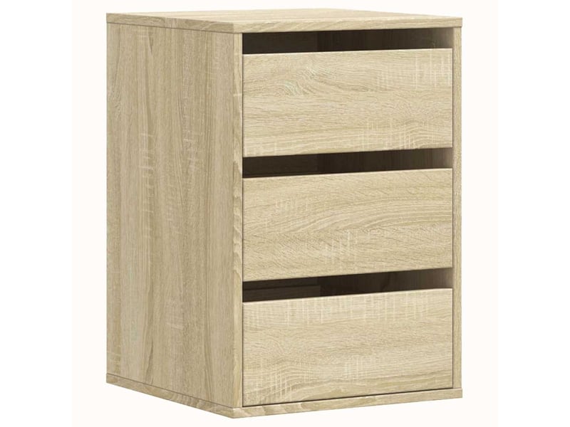  Commode chambre adulte, commode d'angle chêne sonoma 40x41x58 cm bois d'ingénierie  - Conforama A
