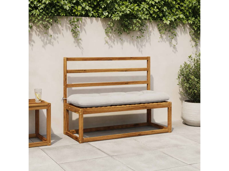Lot de 2 coussins de banc, coussins d'assise vianen 100 % polyester blanc cf57633 - Conforama B