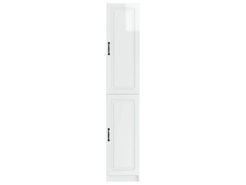  Buffet - ensemble de meubles 2 pc blanc brillant bois d'ingénierie  - Conforama E