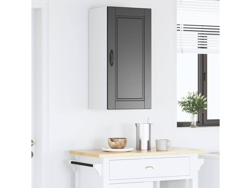  Meuble mural de cuisine, armoire de cuisine noir 40x31x80cm bois d'ingénierie shl4046  - Conforama D