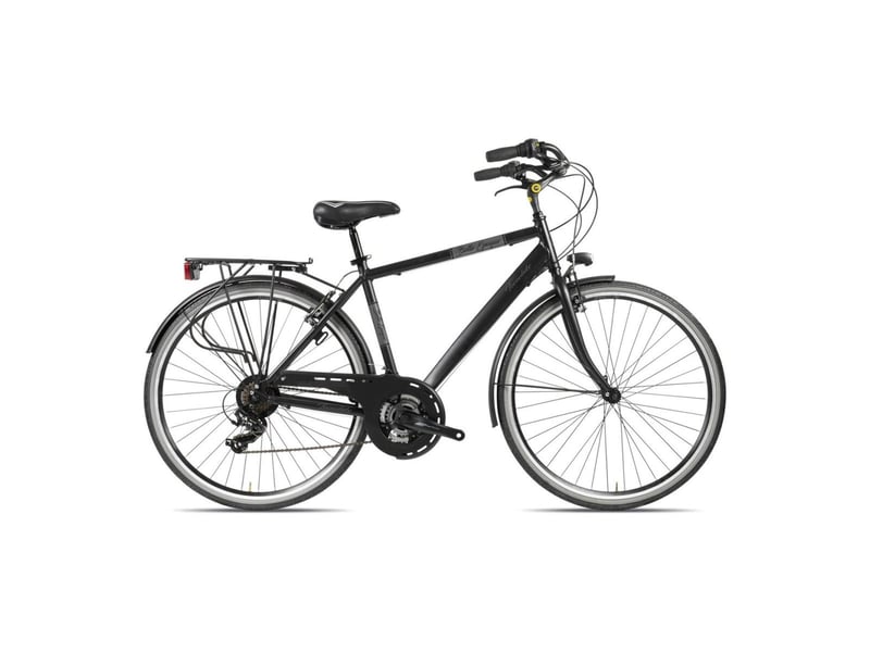  Vélo tecnobike 28 belle epoque homme 21v noir mat h51 dynamo dans le moyeu 3567850001948 - Conforama A