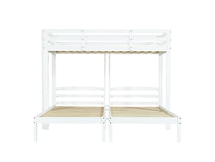 Lit superposé 90x200 cm MIVRAY coloris blanc