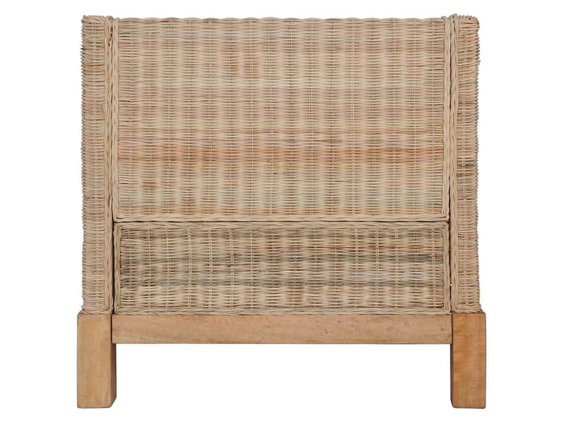  Fauteuil relax salon, fauteuil avec coussins rotin naturel  - Conforama D