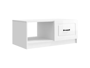 Table basse rectangulaire coloris blanc  