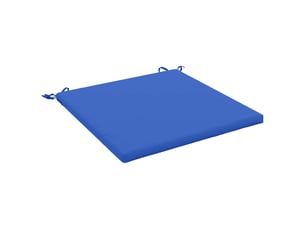 Coussin de siège, coussin d'assise 1 pièce soest 100 % polyester bleu royal cf55584