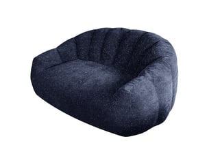Fauteuil fixe <strong>MODENVIE</strong> <strong></strong> Tissu bleu vendu A l'unité