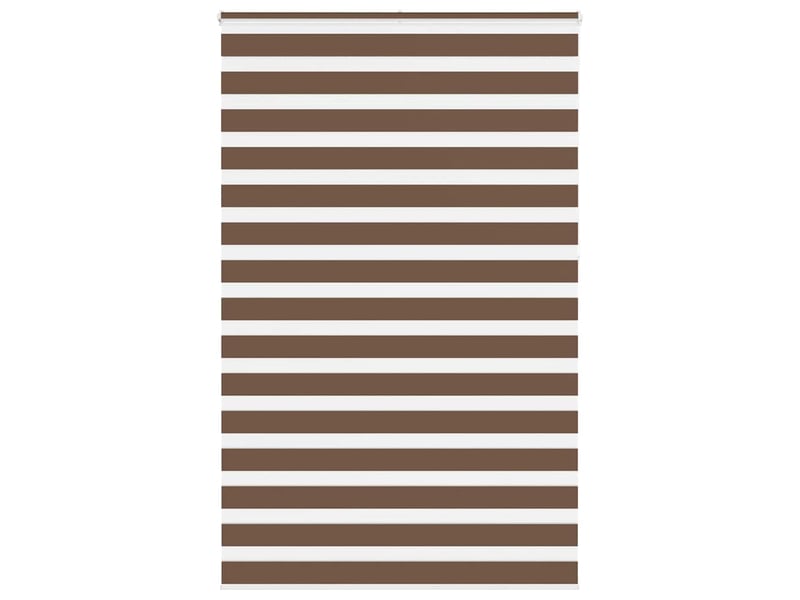 Store zèbre, store de fenêtre marron 150x230cm largeur du tissu 145,9cm polyester cf48686 - Conforama B