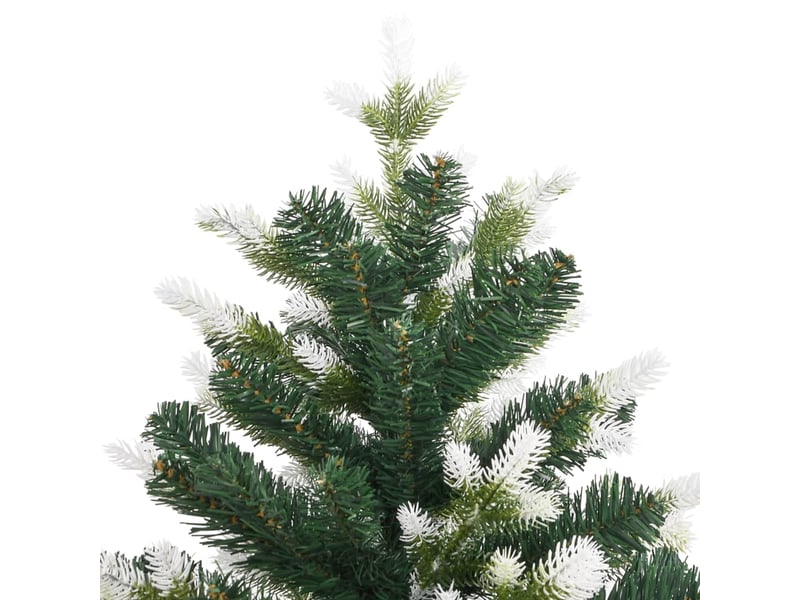  Sapin de noël - arbre de noël artificiel à charnières avec neige floquée 150 cm  - Conforama E