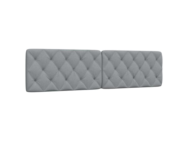  Coussin de tête de lit gris clair 200 cm tissu cf55944  - Conforama B