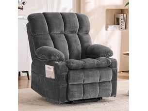 Fauteuil relax électrique   Tissu gris
