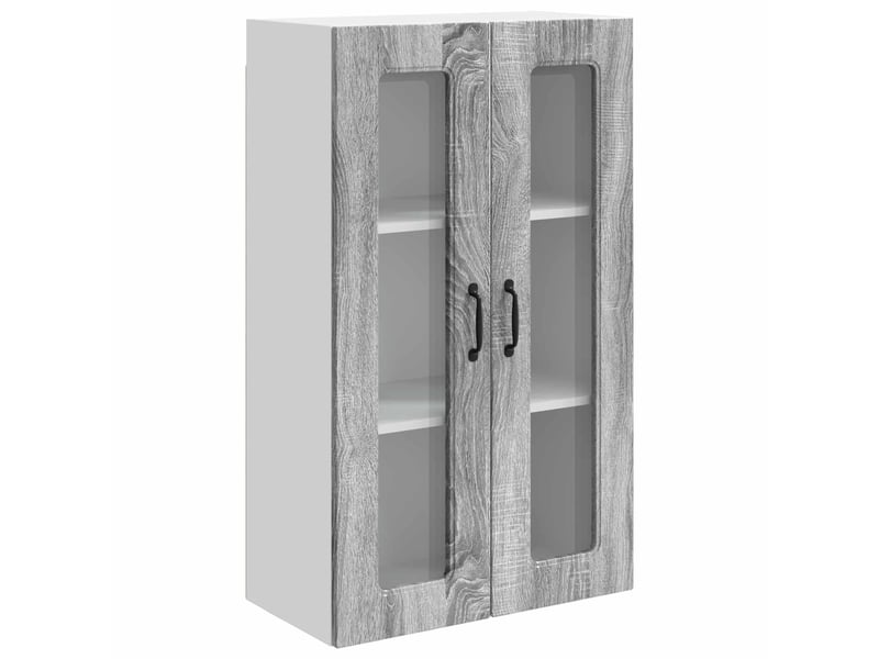 Meuble mural de cuisine | armoire de cuisine gris sonoma 60x31x100cm shl391 - Conforama A