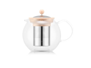 Bodum - théière à piston 1l beige rosé 1801-838-16 - assam
