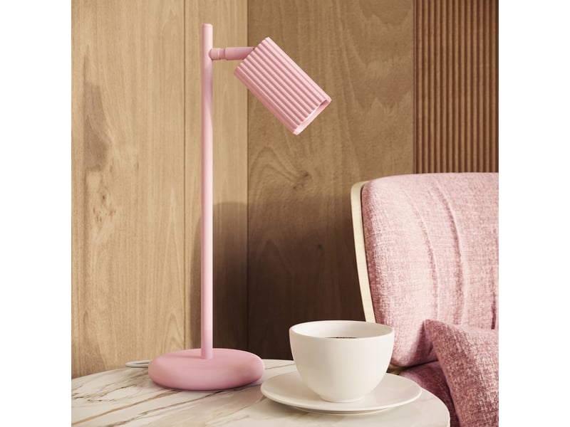  Plafonnier rayo 3l rose aluminium moderne 16.5x45x6cm SL.3277 - Conforama D
