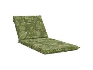 Coussin de transat, coussin pour bain de soleil gemert 100 % polyester modèle feuille cf56162