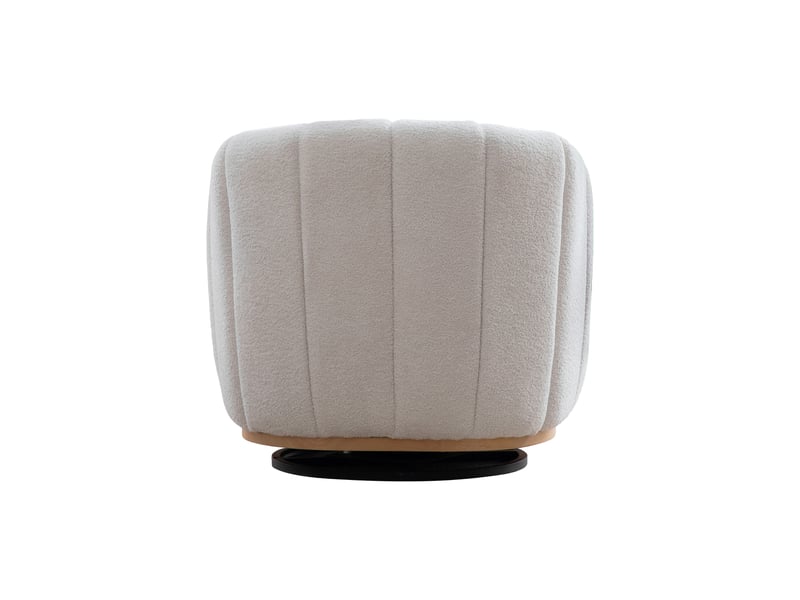  Fauteuil pivotant 360°, en forme de citrouille  - Conforama D