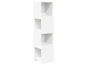 Meuble d'angle, meuble de rangement salon 25,5x25x102cm bois d'ingénierie