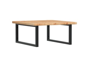 Étagère de vasque | étagère murale acier et bois de chêne massif shl8092