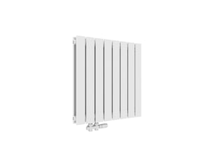 Emke radiateur eau chaude en acier tube plat radiateur mural blanc 63 x 61,6cm 805w double couche