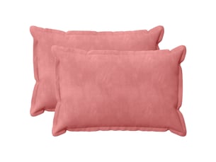 Lot de 2 coussins avec oreiller, coussins décoratifs houten rose fløjl cf51097