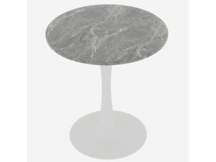 Table basse rond(e) coloris bicolore MEULVA  - 70 cmx70 cm