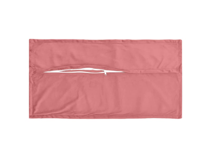  Lot de 2 coussins avec oreiller, coussins décoratifs houten rose fløjl cf51098  - Conforama D