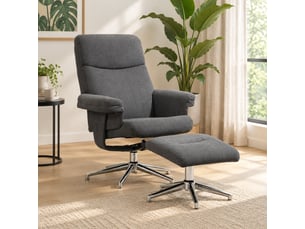 Fauteuil relax manuel MEULVA Polyester gris